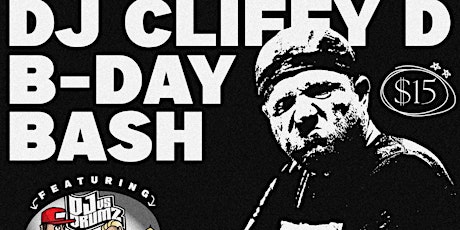 DJ Cliffy D BIRTHDAY BASH March 31st at Cahoots