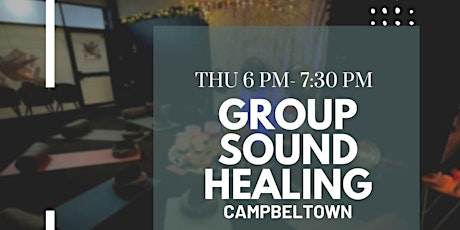 Group Sound Bath- Thursday Night 6PM Stress Less  Sound Healing Meditation primary image