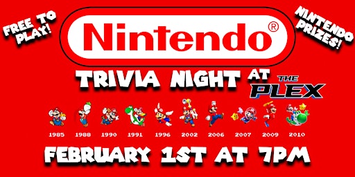 Nintendo Trivia at the Plex!
