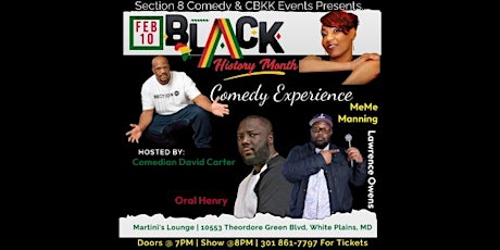 Black History Month Comedy Experience
