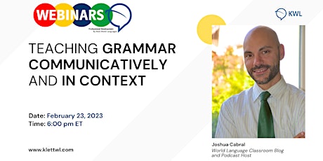 Teaching Grammar Communicatively and in Context