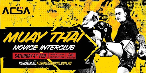 ACSA Novice Muay Thai Interclub - 4th February 2023
