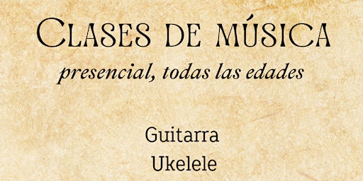 Clases de guitarra a domicilio - Bogotá