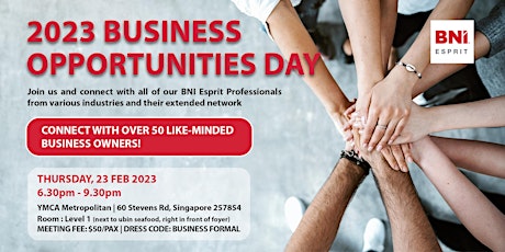 BNI Esprit Business Opportunities Day 2023