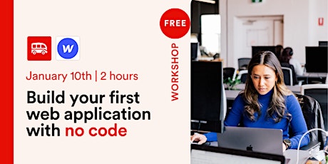 [Online Workshop] Build your first web application with no code