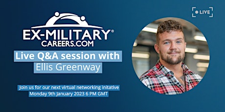 Live with Ellis Greenway: Ex-Marine & Community Manager primary image