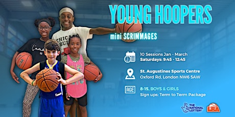 Young Hoopers | Ages 8 - 15 | Weekly Basketball on Saturdays primary image