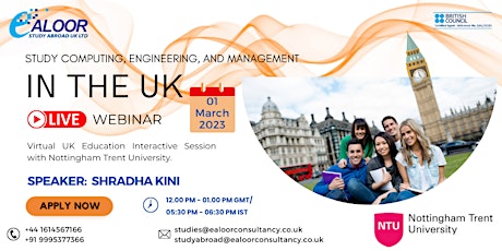 Study Computing, Engineering, and Management in the UK - NTU
