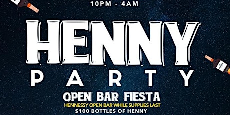  ( MARCH 17TH ) HENNY OPEN BAREVENT NEW YORK CITY! #2 primary image