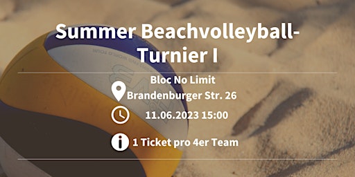 Immagine principale di Summer Beach-Turnier I 