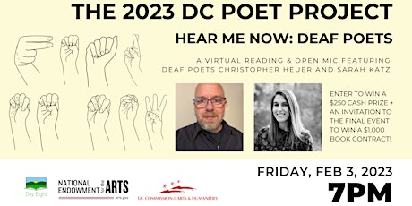 2023 DC Poet Project - Hear Me Now: Deaf Poets