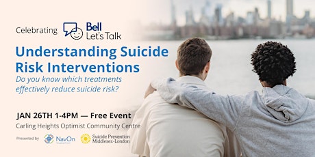 Celebrating Bell Let's Talk Day: Understanding Suicide Risk Interventions primary image