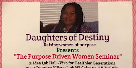 The Purpose Driven Women Seminar primary image