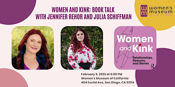 Women And Kink: Book talk with Jennifer Rehor and Julia Schiffman