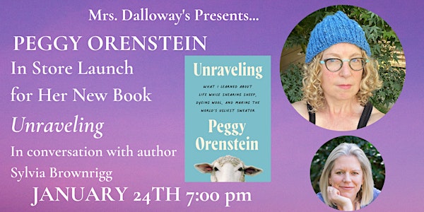 Peggy Orenstein In Store Launch And Signing For Her New Book UNRAVELING