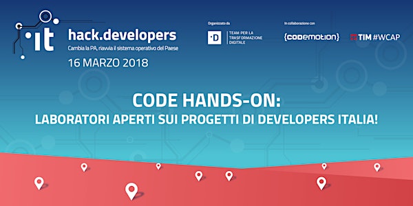 Code hands-on: laboratori aperti sui progetti di Developers Italia!