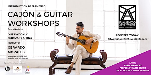 Intro to Flamenco Cajón and Guitar Workshops