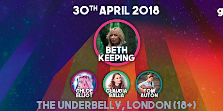 Beth Keeping @ The Underbelly, London - Galaxies Collide Tour 2018 primary image