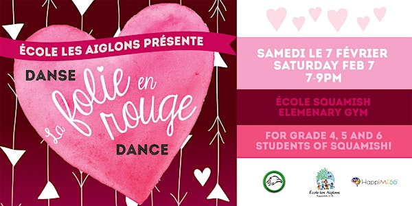 2023 Grade 4-5-6 Folie en Rouge School Dance (Squamish students)