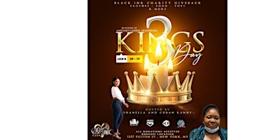 3 kings day giveaway in honor of Antonio Casseem Armstrong primary image