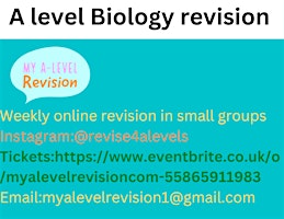 Online A level Biology revision