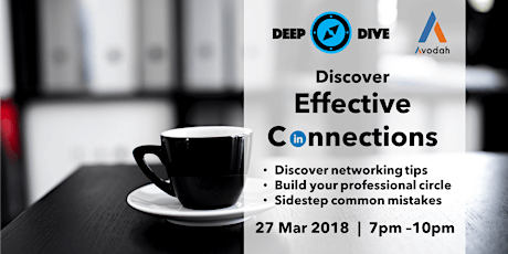 Deep Dive Workshop - Effective Connections (27 Mar) primary image