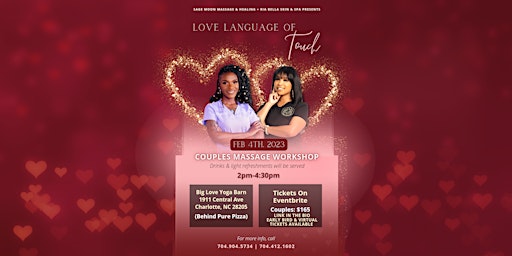 Love Language Of Touch Couples Massage Workshop