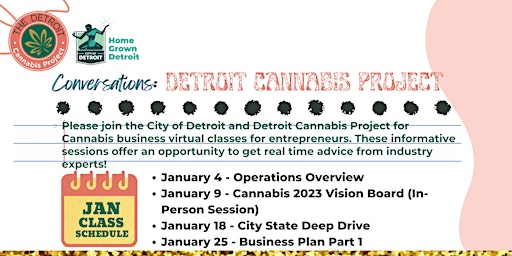 Detroit Cannabis Project January events primary image