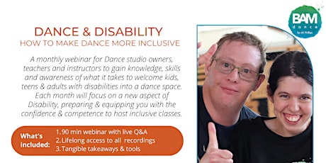 Dance & Disability - How to make dance more inclusive.