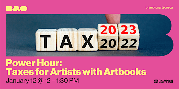 Power Hour: Taxes For Artists with Artbooks