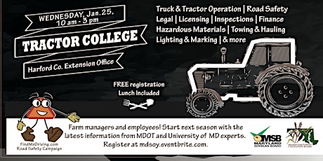 Tractor College @ Harford County Extension Office