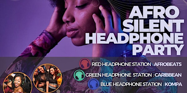 Afro- Silent Headphone Party