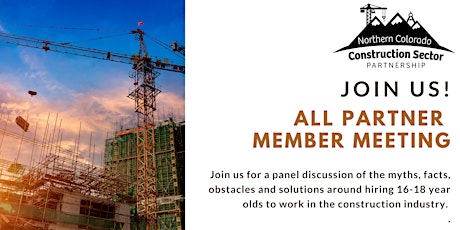 All Partner Member Meeting - Construction Sector Partnership