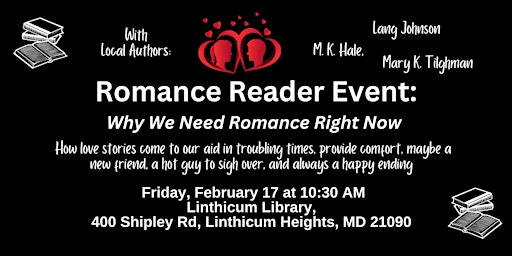 Romance Reader Event: Why We Need Romance Right Now