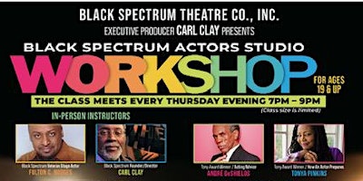 Black Spectrum Theatre Actors Studio Workshop