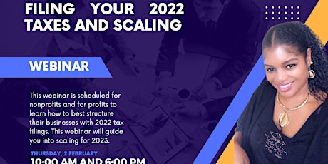 Filing Your  2022 Taxes and Scaling in 2023 primary image