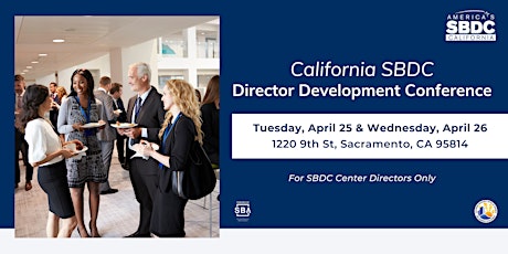 CA SBDC Director Development Conference