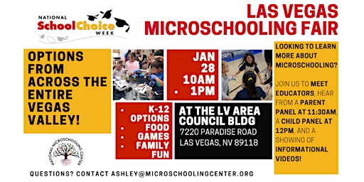 Las Vegas Microschooling Fair - National School Choice Week!