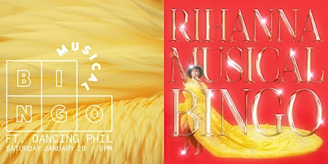 Dancing Phil's Rihanna Musical Bingo primary image