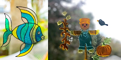 Stained glass window clings - Holiday Arts Program primary image