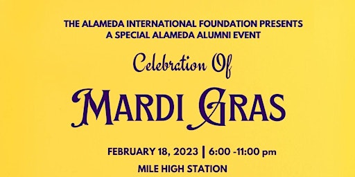 Marti Gras Celebration - Alameda Staff only
