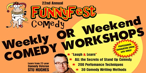 Primaire afbeelding van Comedy WORKSHOP - WEEKEND or WEEKLY COURSE - YYC - Calgary