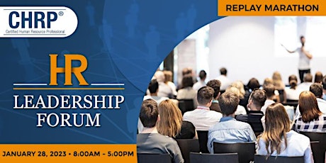 HR Leadership Forum 2022 - Replay Marathon