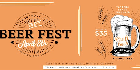 Image principale de 2018 Montrose Craft Brew Fest 