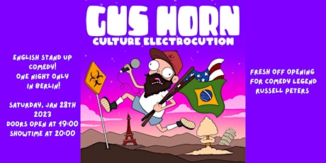 Gus Horn Solo - Culture Electrocution - English Stand Up Comedy