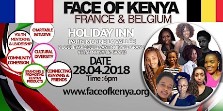 FACE OF KENYA FRANCE AND BELGIUM 2018 primary image