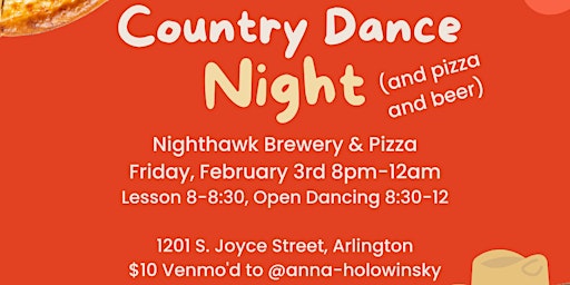 Country Dance Night @ Nighthawk Brewery & Pizza!