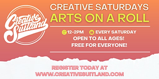 Imagem principal do evento Creative Saturday: Arts on a Roll