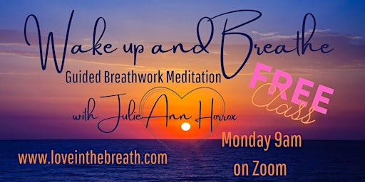 Primaire afbeelding van Free Monday Morning Breathwork 9am Starts Again Nov 6th