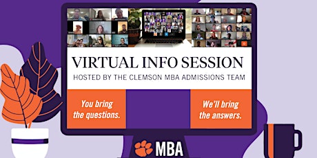 Interactive Online Info Session | Clemson MBA